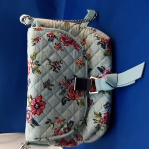 Vera Bradley Water Bouquet Crossbody Carson Purse EUC